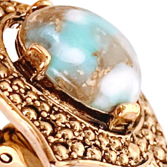 VTG 1960s 1970s Signed Sarah Coventry Earrings Gold Tone Mod Clip On Sculptural - Picture 5 of 10